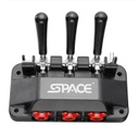 مكينة آيسكريم احترافية ثلاث نكهات (مزيج ناعم وثابت القوام ) من SPACE