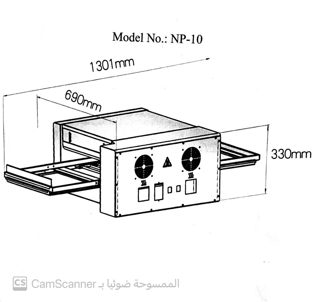 فرن بيتزا سير دايموند كهرباء DIAMOND