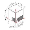 صانعة ثلج بريما ICE MAKER CB416A 44KG