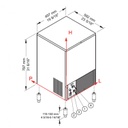 صانعة ثلج بريما ICE MAKER CB425A 47KG